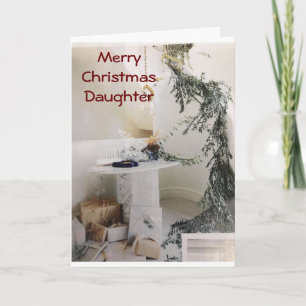 MY BEAUTIFUL DAUGHTER MAKE CHRISTMAS MERRIER CARD