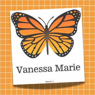 My Beautiful Personalized Monarch Butterfly Decal