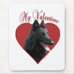 My Belgian Sheepdog Valentine Mouse Pad