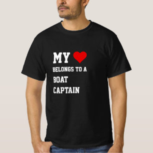 My Belongs To A Boat Captain T-Shirt