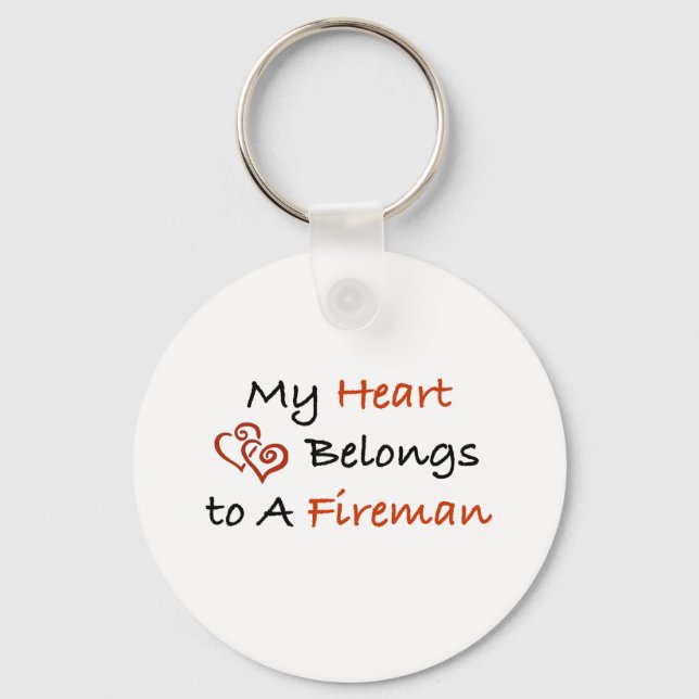 My ♥ Belongs to a FF Keychain (Front)