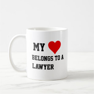 My Belongs To A Lawyer Mug 