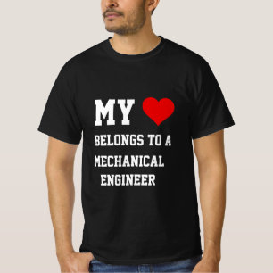 My Belongs To A Mechanical Engineer T-Shirt
