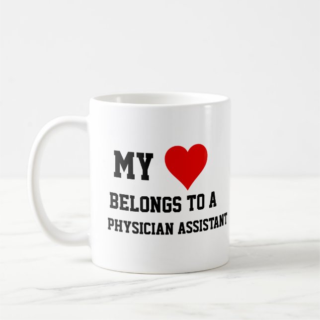 My Belongs To A Physician Assistant Coffee Mug (Left)