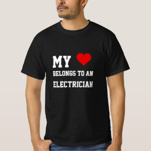 My Belongs To An Electrician T-Shirt