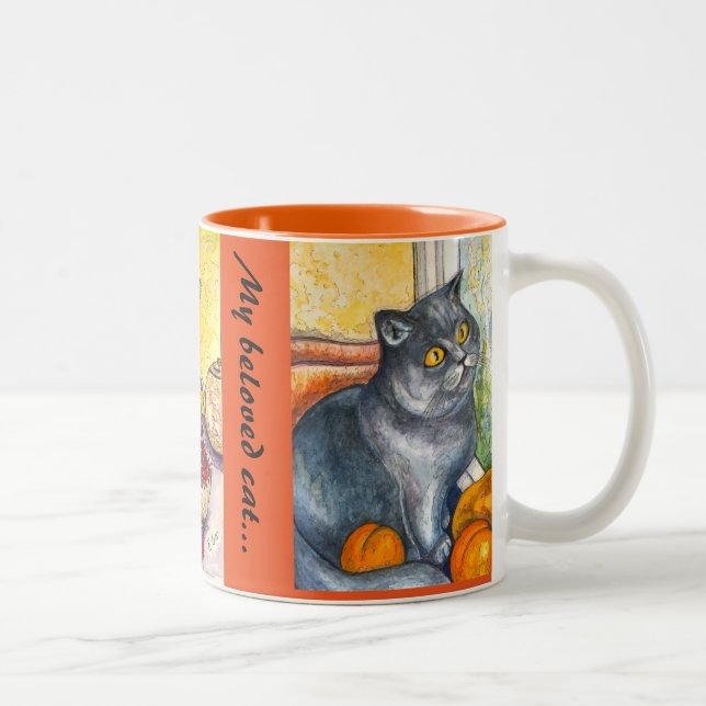 My Beloved Cat - Coffee Mug (Right)