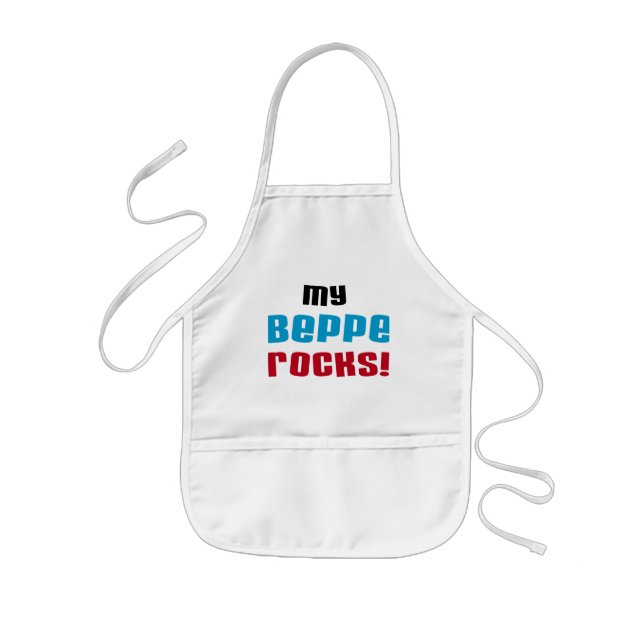 My Beppe Rocks T-shirts and Gifts Kids Apron (Front)