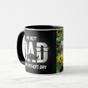 My Best DAD Ever, Father's Day Photo Coffee Mug