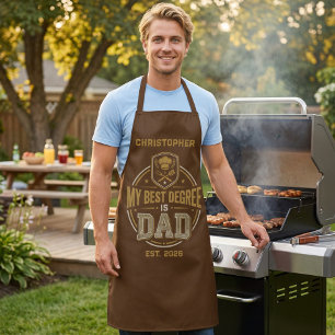 My Best Degree Is Dad Father's Day Apron