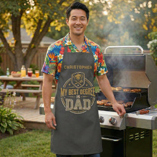 My Best Degree Is Dad Father's Day Apron