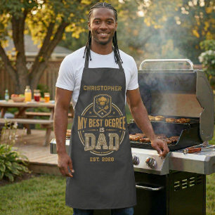 My Best Degree Is Dad Father's Day Apron