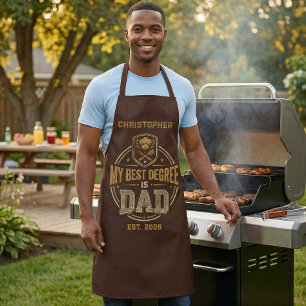 My Best Degree Is Dad Father's Day Apron