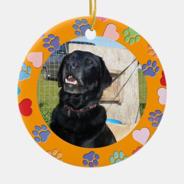 My Best Friend Ceramic Ornament (Front)