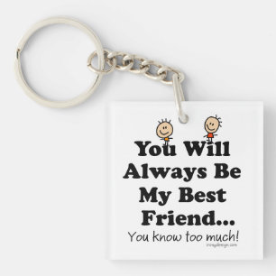 My Best Friend Keychain