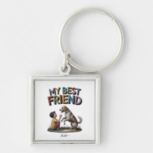 My best friend keychain