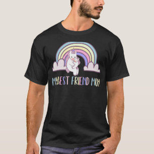 My Best Friend Mom Funny Unicorn Family Hugging Cu T-Shirt