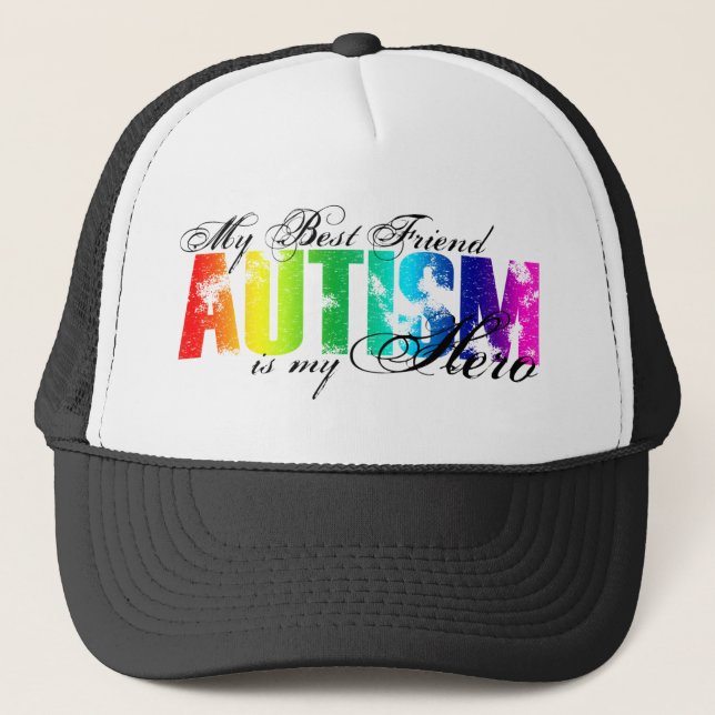 My Best Friend My Hero - Autism Trucker Hat (Front)
