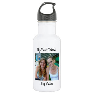 My Best Friend, My Sister, Personalized Photo 532 Ml Water Bottle