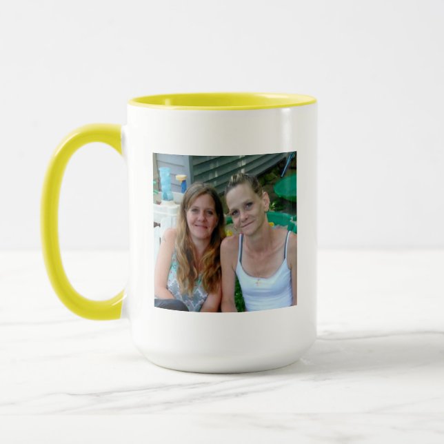 My Best Friend, My Sister, Personalized Photo Mug (Left)