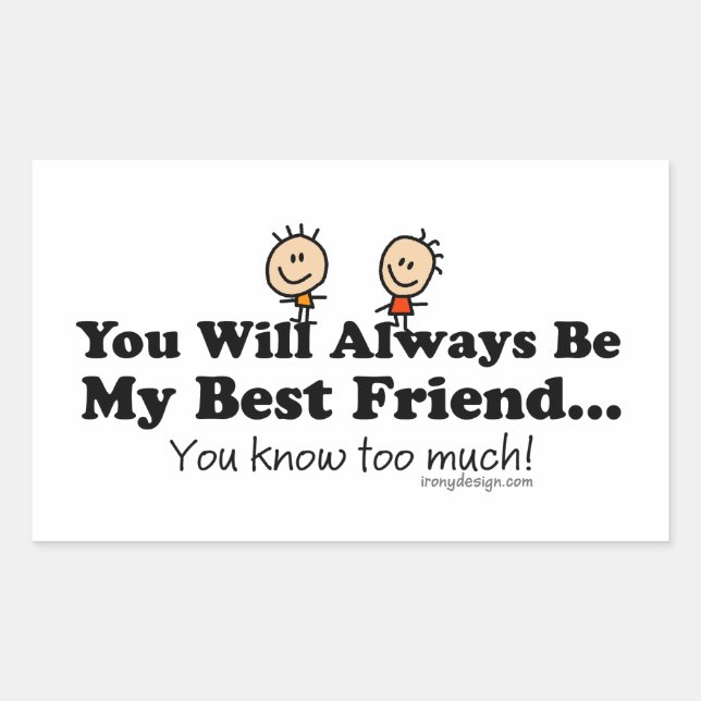 My Best Friend Sticker (Front)