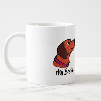 “My Bestie” Coffee Cup | Adorable Puppy Gift      
