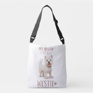 My Bestie Is My Westie Crossbody Bag