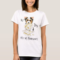 My Biewer Terrier Ate My Homework T-Shirt