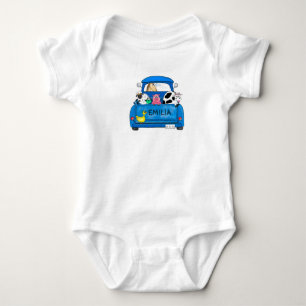 My Big Blue Truck Baby Bodysuit