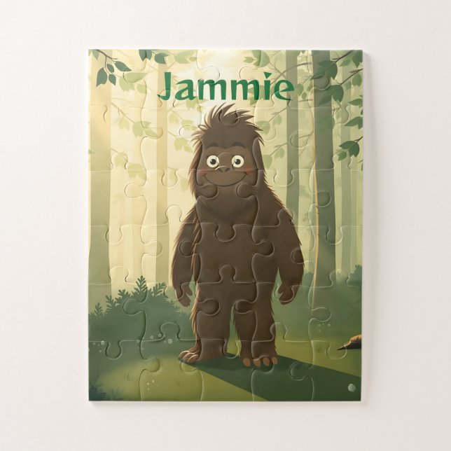 My big foot puzzle  (Vertical)