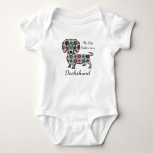 My Big Sister is a Dachshund Bodysuit