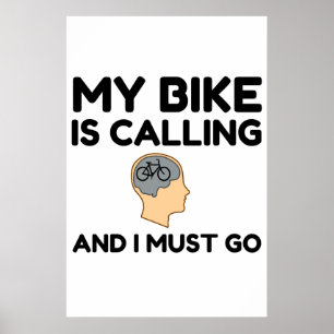 My Bike Is Calling Poster