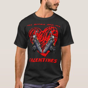 My Bikes Are My Valentines Motorcycle Rider Outlaw T-Shirt