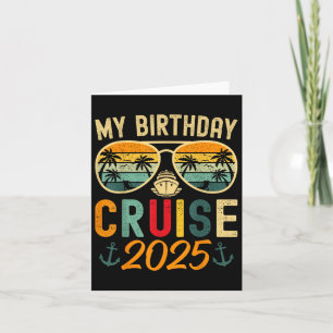 My Birthday Cruise 2025 Party Cruise Birthday Vaca Card