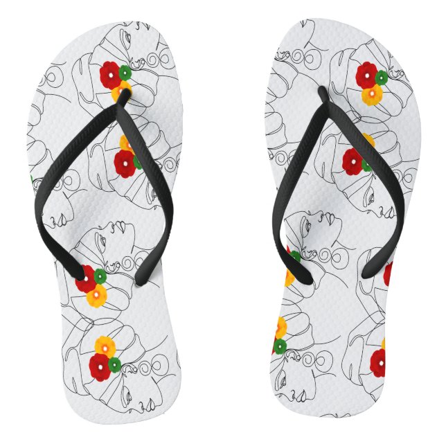 My Black Is Beautiful Flip Flops (Footbed)