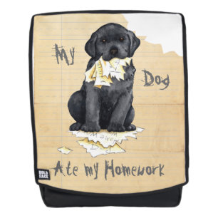 My Black Lab Ate My Homework Backpack