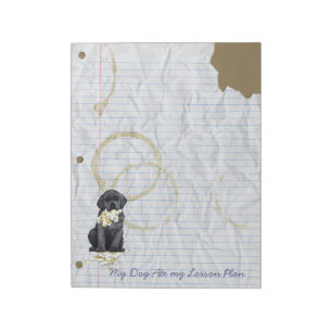 My Black Lab Ate My Lesson Plan Notepad