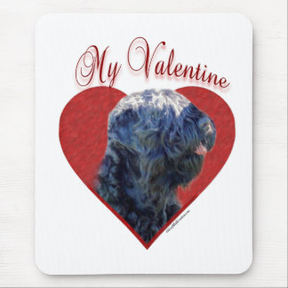 My Black Russian Terrier Valentine Mouse Pad