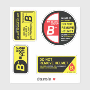 My Blood Type B Minus Stickers Pack