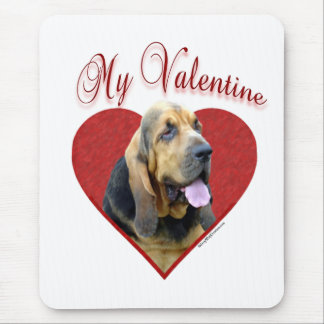 My Bloodhound Valentine Mouse Pad