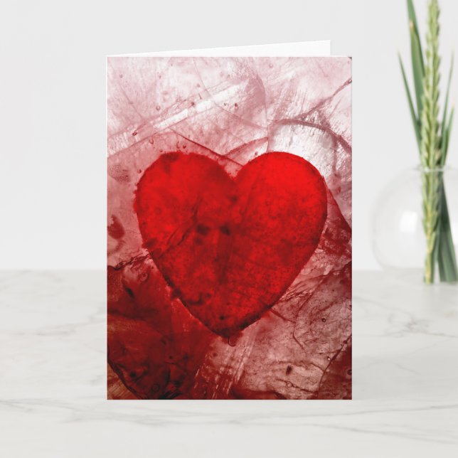 My bloody valentine holiday card (Front)