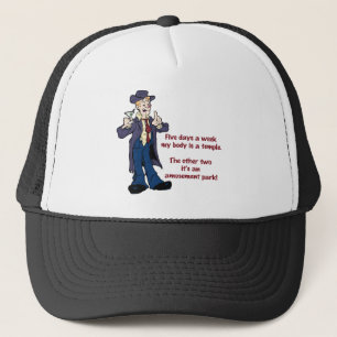 My Body is a Temple Trucker Hat