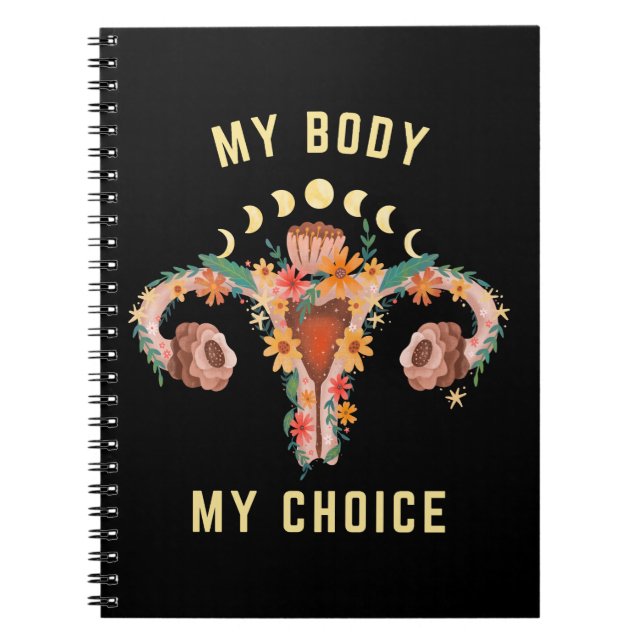 My Body My Choice Feminist Notebook (Front)