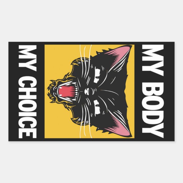 My Body My Choice Sticker (Front)