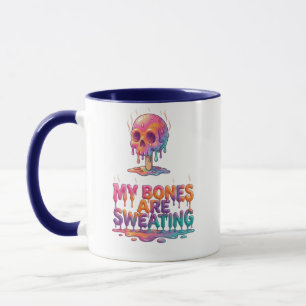 My Bones Are Sweating – Melting Popsicle Skull Mug