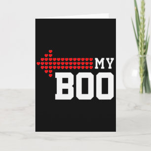 My Boo &amp; My Bae Valentines Day Cute Couple Mat Card