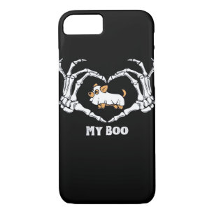 My Boo Chihuahua Costume With Skeleton Heart Hands Case-Mate iPhone Case