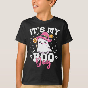 My Boo Day Cute Halloween Birthday Ghost Boy Girl  T-Shirt
