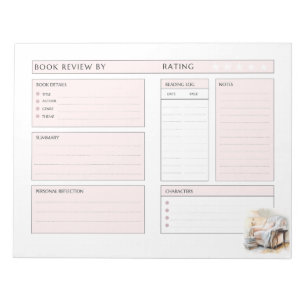 My Book Adventures 40 Pages Notepad