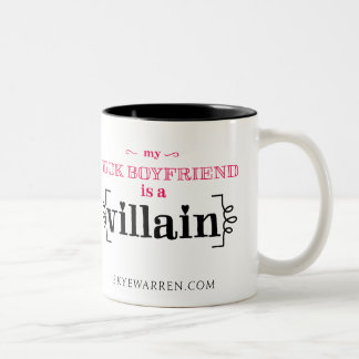 My Book Boyfriend Is A Villain Two-Tone Coffee Mug