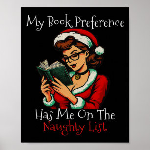 My Book Preference Has Me On The Naughty List Chri Poster